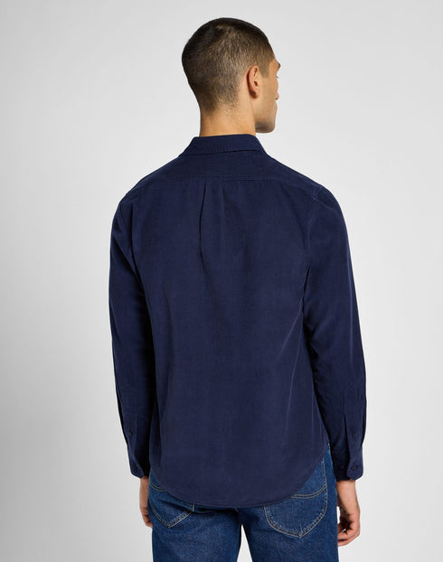 Lee Men's Leesure Shirt in Real Indigo